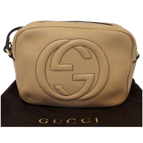 beige gucci disco bag|cheapest gucci soho bag.